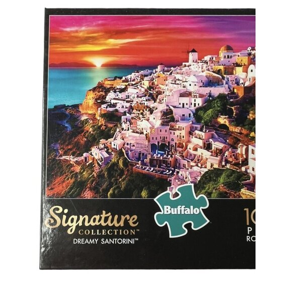 Buffalo Signature Collection 1000 Piece Jigsaw Puzzle Dreamy Santorini - Picture 5 of 5